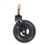 Eesmine ratastooli ratas 7-tolline t&auml;iskummist ratastooli eesmine ratas 360-kraadine PU-rattarummu universaalne