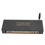 5.1-kanaliline helidekooder 192 kHz 24-bitine HD-multimeedialiides 4K ARC optiline kiudkaabel koaksiaalne analoog US Plug gray