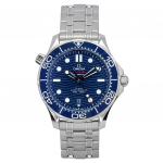 Omega Seamaster Roostevaba Teras Sinine Numbrilaud Automaatne Sukelduja 210.30.42.20.03.001 300M Meeste K&auml;ekell sinine