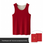 Suur suurus S&uuml;gis/Talv &Otilde;mblusteta Samet Meeste Soe Vest &ndash; Paksendatud Varrukateta T-s&auml;rk 3XL must