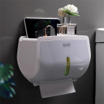 Moodne WC-hoidik Veekindel paberr&auml;tikuhoidja Seinale kinnitatav rullpaberistatiiv korpus Toru hoiukarp Vannitoa tarvikud single layer