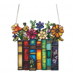 Akr&uuml;&uuml;l Lille Raamat Riputatav Dekoratsioon Sise- V&auml;lis Kodu Aed Seina Akna Riputatav Vitraaž P&auml;ikesep&uuml;&uuml;dja Ornament Ripats Majapidu Kingitused 9cm