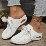 Naiste mugavad kallakuga sandaalid, rihmaga &uuml;mmargune pea, suvised uued &otilde;&otilde;nsad poolsussid 36 valge