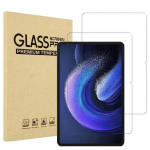Karastatud klaas - Phonillico - Pakk 2 - &Uuml;hildub Xiaomi Pad 6/6 Pro-ga - Kriimustuskindel - Kaasas puhastuslapid