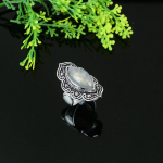 Labradorite Handmade 925 Sterling Silver Jewelry Ring Size 11 y7y76