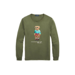 Polo Ralph Lauren SS23 Karu Prindiga &Uuml;mmarguse Kaelusega Pikkade Varrukatega T-s&auml;rk Meeste Topid S&otilde;jav&auml;eroheline MNPOTSH16820300-310 L