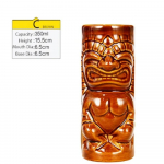 Tiki kruusid Keraamilised Hawaii Luau peokruusid Joogin&otilde;ud, Armsad eksootilised kokteiliklaasid, Tiki baar 250-660ml pruun