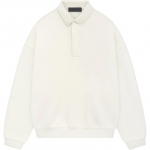 Fear of God Essentials Fliisist Polo Kest Meeste Topid Kreemjas 192BT244392F S