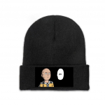 One Punch Manga kootud m&uuml;tsid naistele Unisex Beanie s&uuml;gistalvem&uuml;tsid Saitama Ok Anime heegeldatud m&uuml;tsid One Size