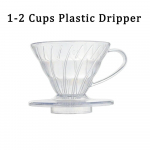 Korduvkasutatav kohvitilguti vaigukohvifilter Barista kohvi keetmise kohvilehtri filtritassiga 1&ndash;2 tassi/1&ndash;4 tassi