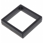 90*90Mm Must 3D Ujuv Ehtem&uuml;ndi V&auml;ljapaneku Raami Hoidja Karbi &Uuml;mbris Stendiga