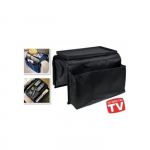 Diivanik&auml;etoe organiseerija - Must - 6 taskut - Sisaldab alust - Pol&uuml;ester - Universaalne