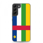 Coque T&eacute;l&eacute;phone &ndash; Samsung &ndash; Galaxy S22 Ultra &ndash; Drapeau R&eacute;publique Centrafricaine &ndash; Supp &ndash; Mitmev&auml;rviline