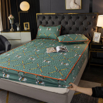 Veekindel tepitud voodilina ja madratsikaitse - Libisemiskindel, k&otilde;ik-h&otilde;lmav &uuml;hes t&uuml;kis kate 180*200cm, 1.04kg