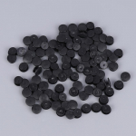100 tk Plastpandlad Kaunistused Kingade Aksessuaaridele DIY Kingan&ouml;&ouml;bid Kerged Pandlad Mustad L&auml;bipaistvad Pandlad Leitud