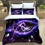 Anime Genshin Impact Tekikott Padjap&uuml;&uuml;r Voodipesukomplekt T&auml;iskasvanud Poiss T&uuml;druk Magamistoa Kaunistus Lapsed &Uuml;he- v&otilde;i Kahekohaline Suur Suurus 100x135cm