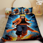 Naruto Laste tekikate komplekt Uchiha Sasuke Uzumaki Voodipesu komplekt King Queen T&auml;issuurus T&uuml;drukutele Teismelistele Poistele Magamistoa kaunistuseks EU Single 135x200cm