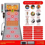 Multifunktsionaalne nimmeveo massaažimadratsi kate kogu kehale elektriline &otilde;la kaela v&ouml;&ouml;rihma selja vibratsiooniga eemaldatav kingitus EU Plug