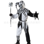 Halloween, uus meeste Remy Martin rollim&auml;ngukost&uuml;&uuml;m, kuradikost&uuml;&uuml;m, baarikost&uuml;&uuml;mi paar One size gray
