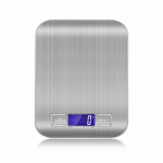 Digitaalne k&ouml;&ouml;gikaal LED-ekraan 5kg/1g roostevabast terasest paneel Elektroonilised kaalud Kodu Ehted Toit Suupisted Kaalumine K&uuml;psetust&ouml;&ouml;riistad 10kg max.