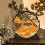 Enimm&uuml;&uuml;dav 3D liivakella maal: Loov elutoa kaunistus ja kineetiline dekoor kingitus 12-inch (25x26 cm) Plastic Base