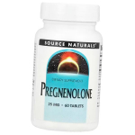 Pregnenoloon, Pregnenolone 25, Source Naturals (72355044) 60tab