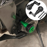 Mootorrattaraami liugurid Kawasaki Ninja 1000/SX Z1000SX jaoks (Must) must