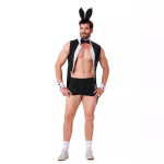 Halloween, uus, meeste seksuaalne &uuml;likond, baarineitsi k&uuml;&uuml;likukost&uuml;&uuml;m, kost&uuml;&uuml;mikomplekt XL black