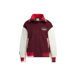 Adidas Originals Ristikujuline Spleissitud Logo Tr&uuml;kitud Vabaaja Jakk Naiste Jakk Punane HY4185 S