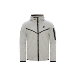 Nike Tech Fleece t&auml;islukuga kapuutsiga pusa, helehall, meesterahvas, pealisr&otilde;ivad CU4489-063