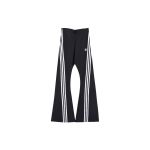 Adidas Originals Clover laienevad retuusid kolme triibuga kootud spordip&uuml;ksid naistele, mustad IV9342 XXS
