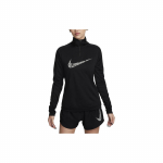 Nike Logo Poolt&otilde;mblukuga Pikkade Varrukatega Vabaaja T-s&auml;rk Naiste Topid Must FN2637-010 S