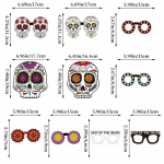 Mehhiko Surnute P&auml;eva Fotorekvisiidid Skelett Vaim Kost&uuml;&uuml;mipidu Fotopaberist Kaardid (10 pakk)