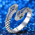 1 tk uus Snake Ring loominguline reguleeritav s&otilde;rmus Klassikaline moe populaarsed igap&auml;evased aksessuaarid Adjustable Opening