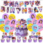 34 tk Aphmau Plushies kassipeo tarvikud sisaldavad kooki pealisriba &otilde;hupalle