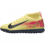 Nike Mercurial Superfly 10 Nahast Klubi Mugavad Mitmek&uuml;lgsed Libisemiskindlad Vastupidavad Keskmise s&auml;&auml;rega Laste Jalgpallijalatsid Kollased Laste toss HJ6933-800 35.5
