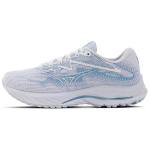 Mizuno Wave Rider 27 Mugavad libisemiskindlad hingavad toetavad madalad jooksujalatsid Naiste toss Hall Sinine J1GD230376 38.5