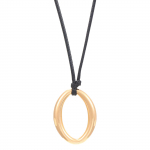 Geomeetriline ripatskaelakee Unikaalne kaelaehe Reguleeritav k&ouml;iega kaelakee Sobib moodsa moe austajatele Kingitus H kuld