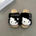 Anime Hello Kitty Naiste Kohevad Sussid S&uuml;gis ja Talv Armas Multifilm Kodu Siseruumides Soojad &Uuml;hes&otilde;nalised Baotou Puuvillased Mopid 39
