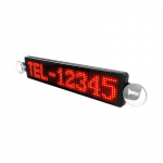 Reklaamiekraan LED S&otilde;numitahvel DIY Programmeeritav Keriv S&otilde;num LED Autodisplei jaoks Auto Tagaklaas Kohvik Baar Poesilt Red LED
