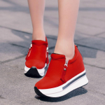 Naiste Platvormkingad K&otilde;rgust Lisavad Kiilud Kingad Klassikalised Teksariidest L&otilde;uendkingad Libistatavad Vulkaniseeritud Kingad Madalad Tossud Naistele 40 beige