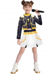 Lapsed T&uuml;drukud Film Kpop Mira Cosplay Kost&uuml;&uuml;m Tr&uuml;kiga Deemonik&uuml;tid Zoey Rumi Cosplay Karnevali Etenduse Riietus Lapsed T&uuml;druk Huntrix Komplekt 150 cm