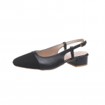Uued naiste sandaalid Elegantne k&otilde;rge kontsaga naiste kingad Pandlaga varba mules kingad Paksude kontsadega platvormsandaalid kingad Zapatos De Mujer 35