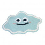 &Uuml;lipehme p&otilde;randamatt naeratava pilve kujuga, k&otilde;rge imavusega paks vannimatt, libisemisvastane disain, kiiresti kuivav vannitoavaip 50x80cm