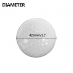6 tk LED-golfipallid helendavad pimedas &ouml;&ouml;s Golfi helendavad fluorestseeruvad golfipallid s&uuml;ttivad golfipallid