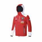 FILA Suusasarja Trendikas Soe Veekindel Tuulekindel Kapuutsiga Suusajope Meeste Jope Punane A11M546924FRD XL