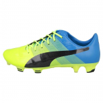 Puma Evopower 1.3 Mitmev&auml;ljakuline FG (Kummist pikk naast) Libisemisvastased Vastupidavad Jalgpallikingad Meeste Jalgpallikingad Sinine Roheline 103524-01 42