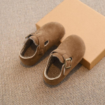 Laste Mokassiinid Suede Talveks Lastele Madalad Kingad Libisemiskindel Pehme Tald 2024 Uhiuus Poiste T&uuml;drukute Nahkkingad Soojad Retro Trendikad 21 kaamel
