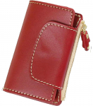 PORCO ROSSO Meeste v&otilde;tmehoidja integreeritud m&uuml;nditaskuga, 4 r&otilde;ngaga Tochigi nahast nutiv&otilde;tmehoidja v&otilde;tmer&otilde;ngaga, Valmistatud Jaapanis Porco Rosso kaubam&auml;rgi poolt.