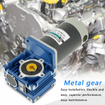 120W RV30 Schnekk&auml;igukastiga mootor, reguleeritav kiirus, CW CCW, iselukustusega (12V)